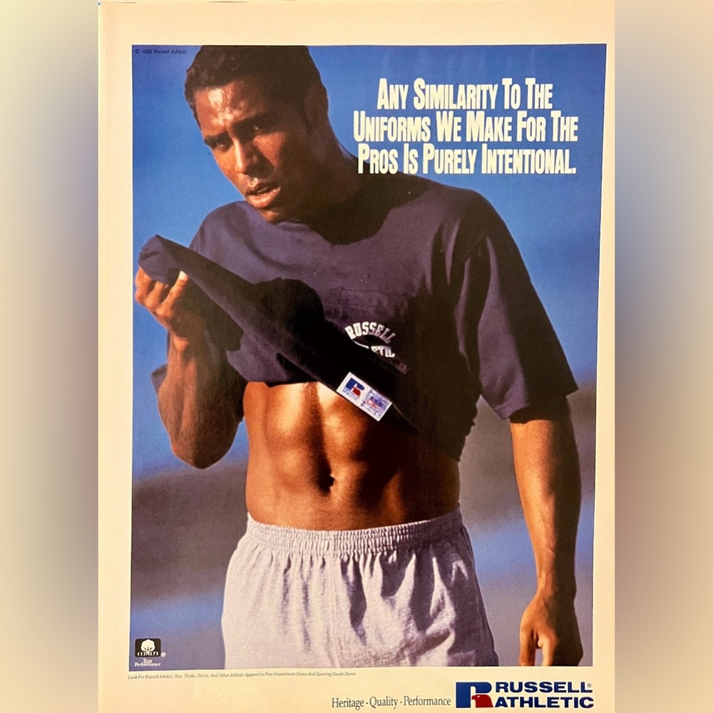 Russell Athletic | Vintage 1990s Magazine Advertisement